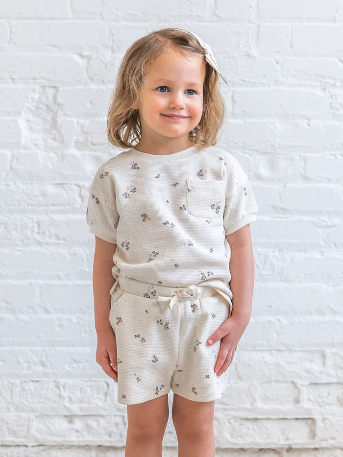 Sylva Floral Waffle Shorts