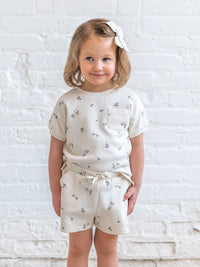 Sylva Floral Waffle Shorts