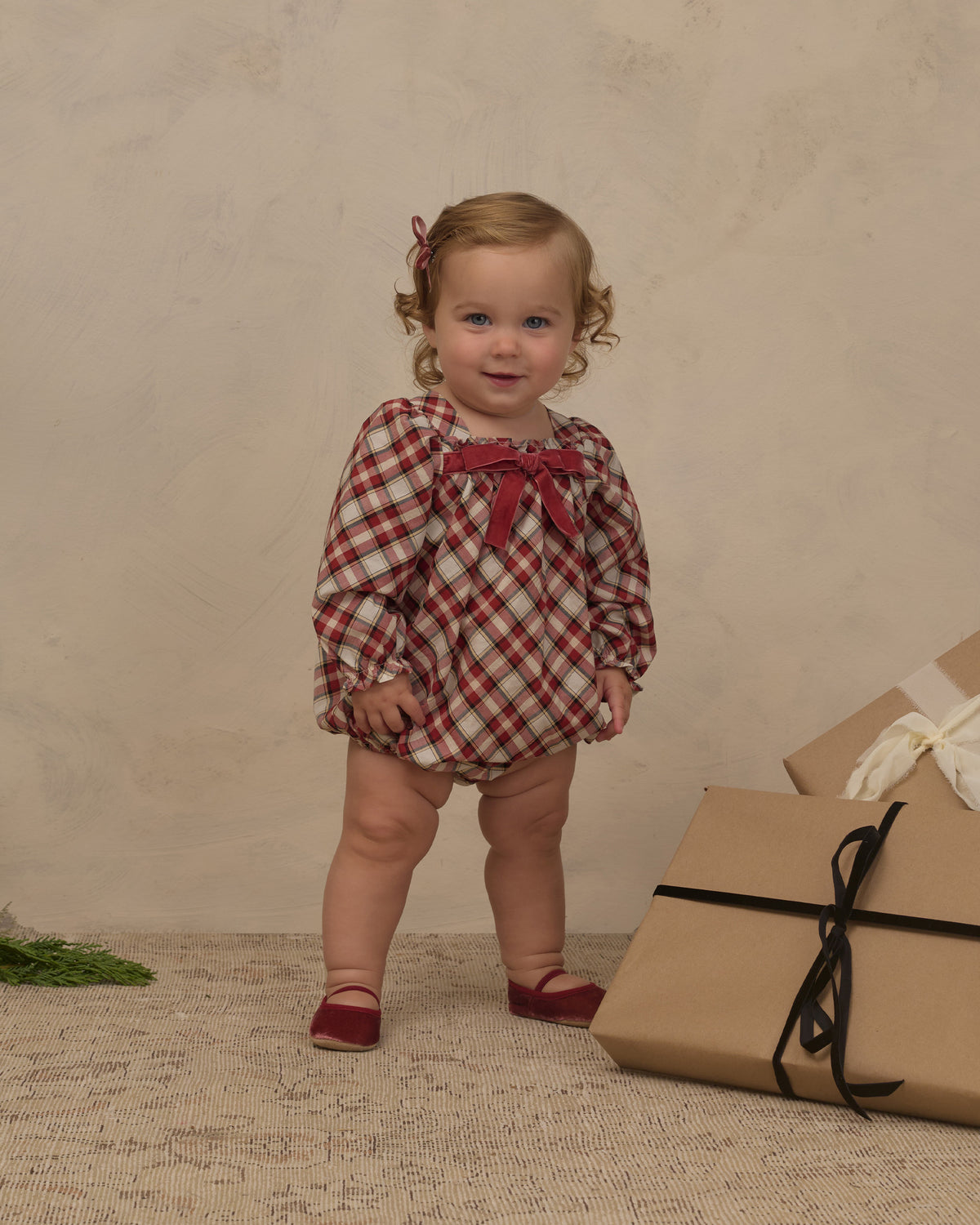 Holiday Tartan Annette Romper