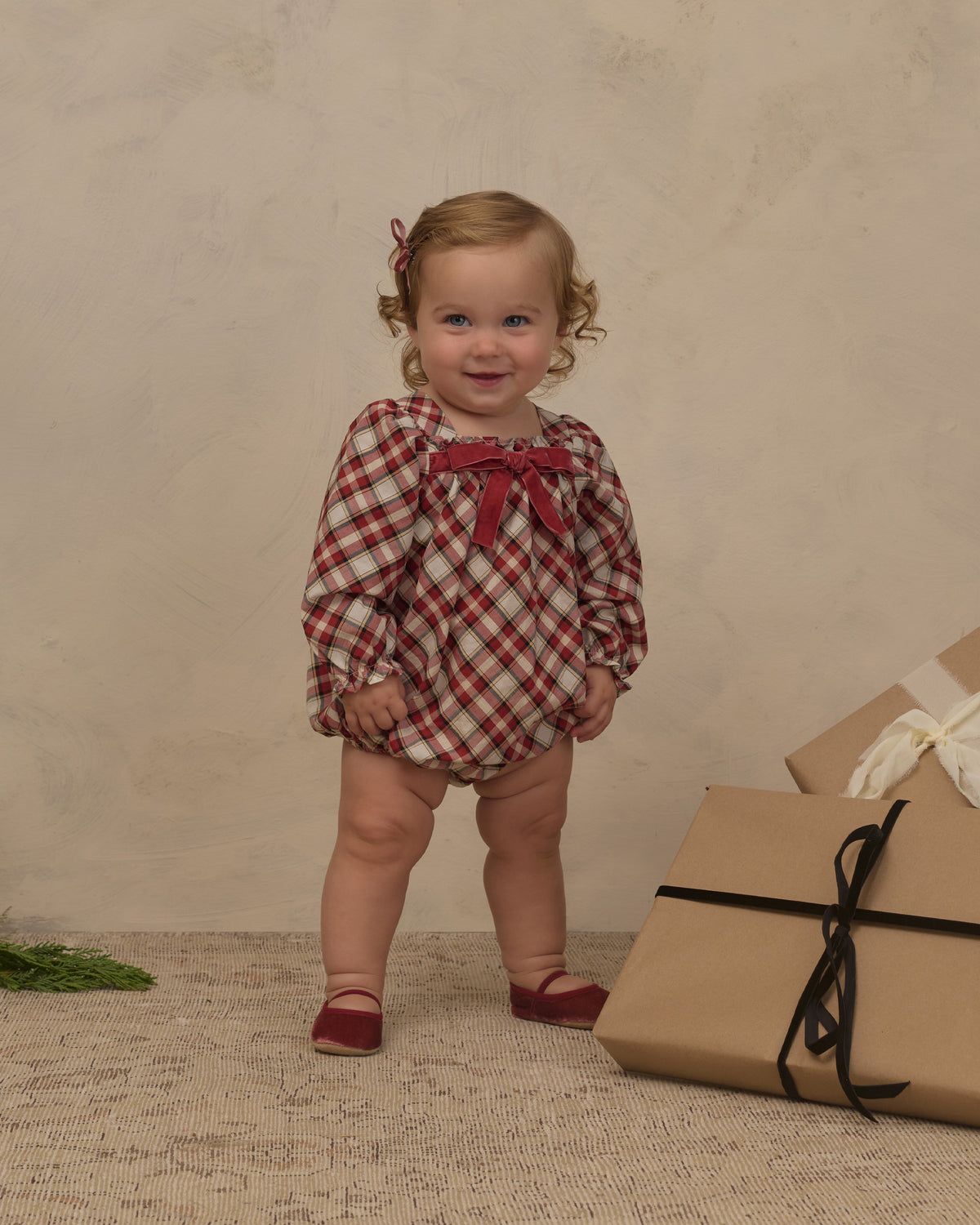 Holiday Tartan Annette Romper
