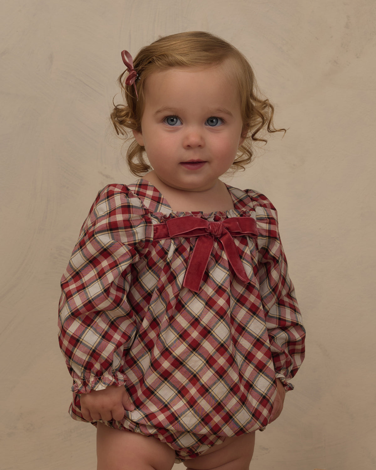 Holiday Tartan Annette Romper