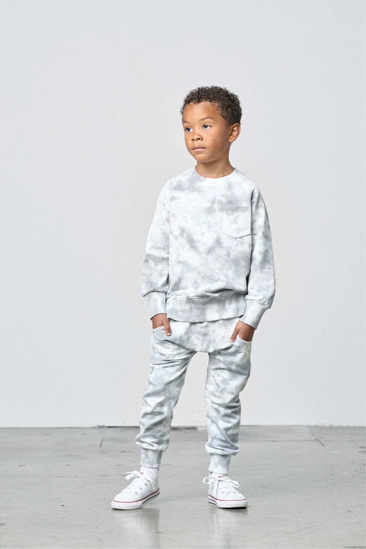 Grey Marble Pullover