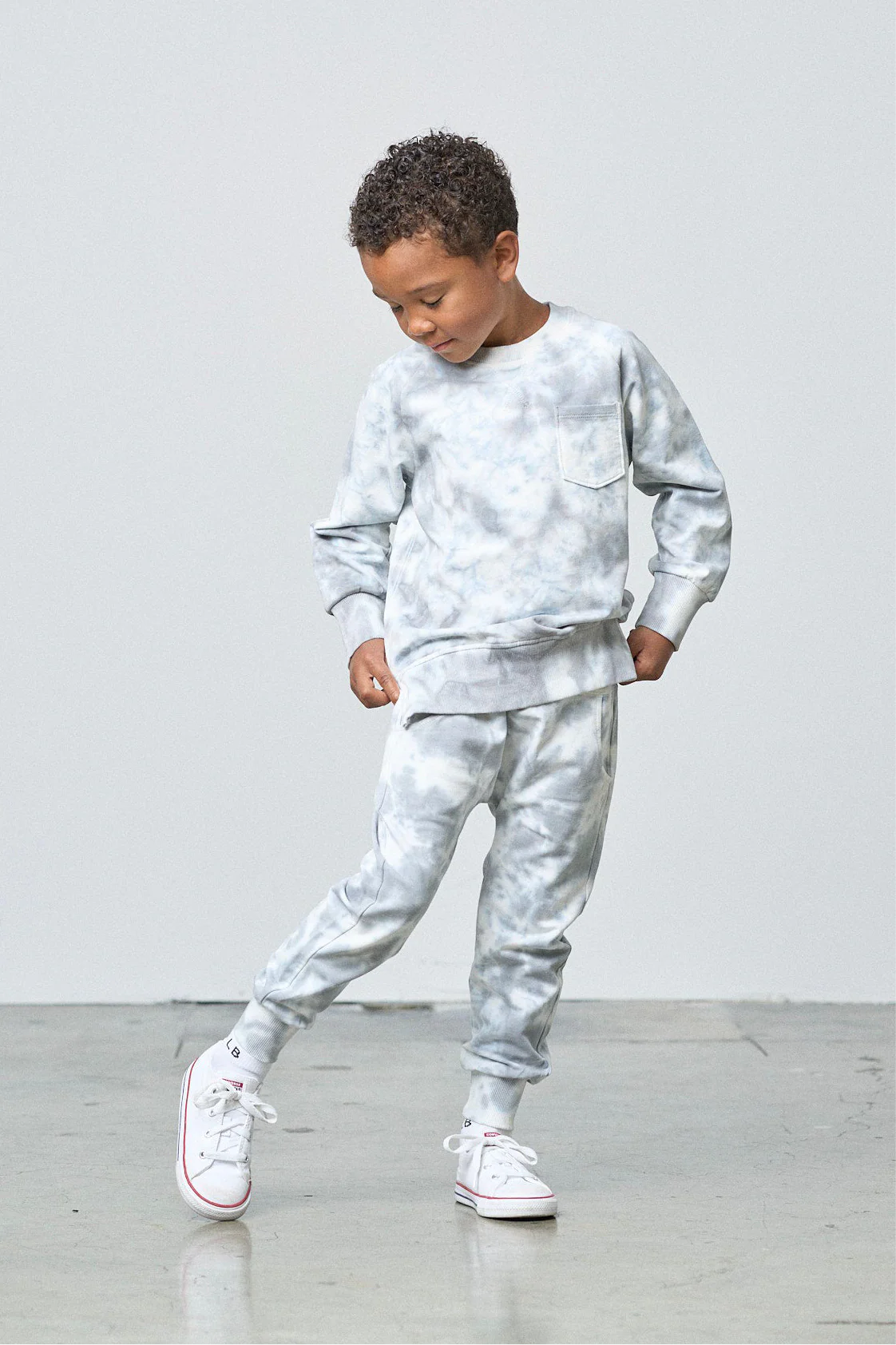 Grey Marble Pullover