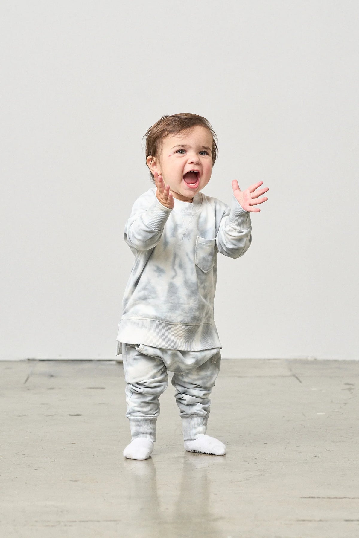 Grey Marble Jogger