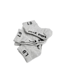 Light Heather Grey Ankle Sock 3-Pack