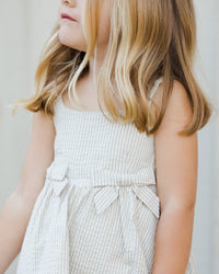 Sage Stripe Betsy Dress