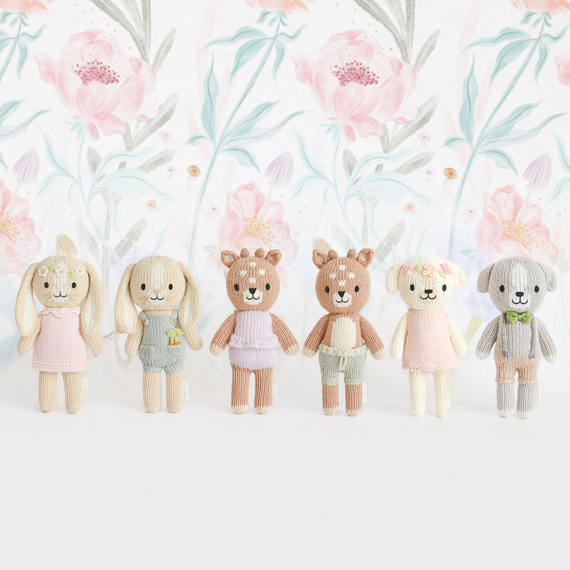 Tiny Animal Knitted Dolls