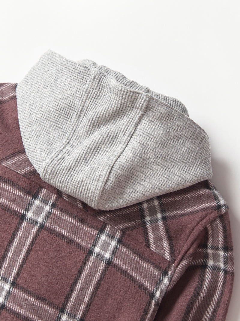 Huckleberry Hooded Flannel