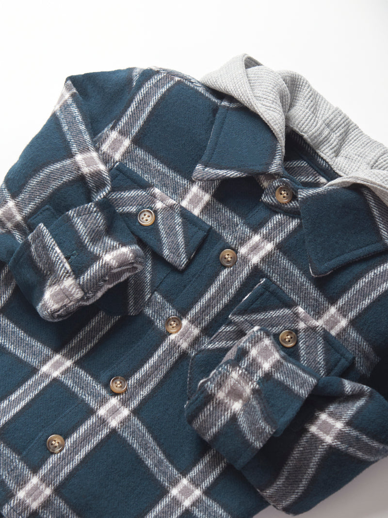 Nightfall Hooded Flannel