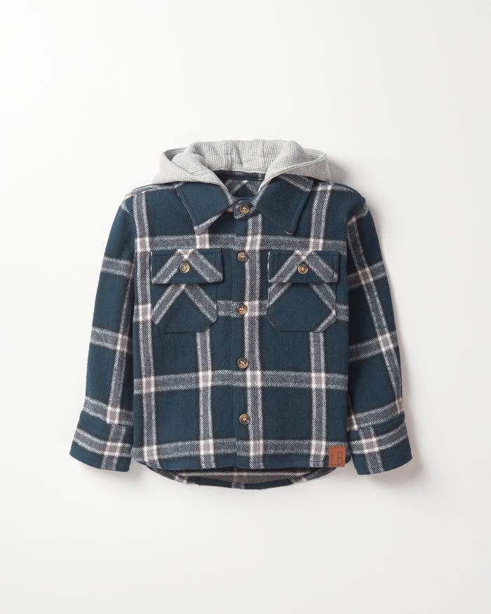 Nightfall Hooded Flannel