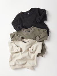 Army Green Waffle Crewneck