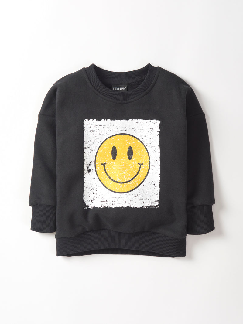 Smiley Elevated Crewneck