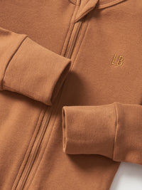 Chestnut 2-Way Zip Romper