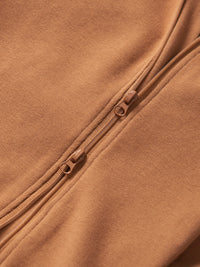 Chestnut 2-Way Zip Romper