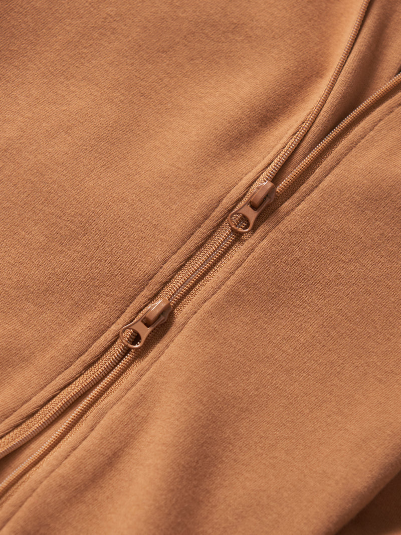 Chestnut 2-Way Zip Romper