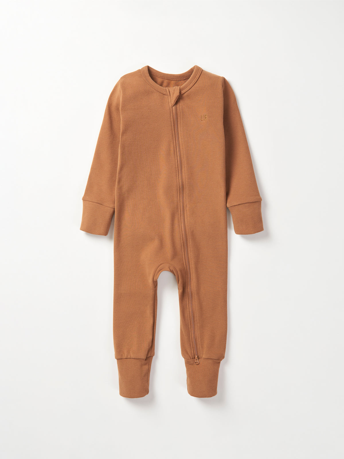 Chestnut 2-Way Zip Romper
