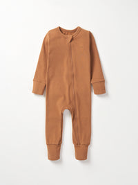 Chestnut 2-Way Zip Romper