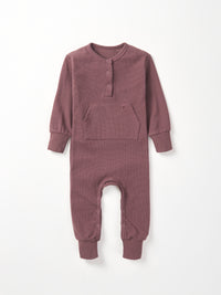Huckleberry Waffle Romper