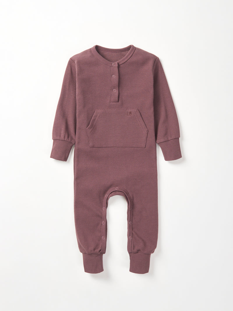 Huckleberry Waffle Romper