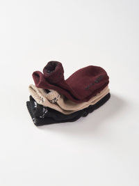 Waffle Collection Sock 3-Pack