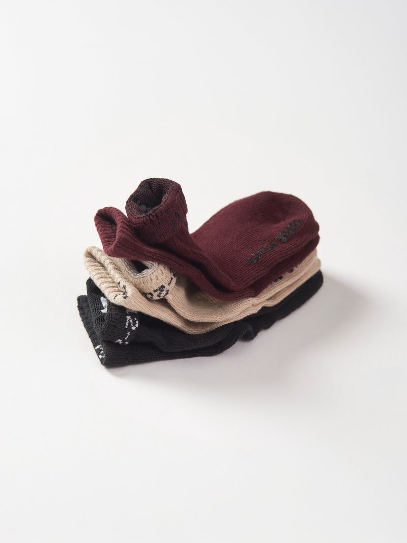 Waffle Collection Sock 3-Pack