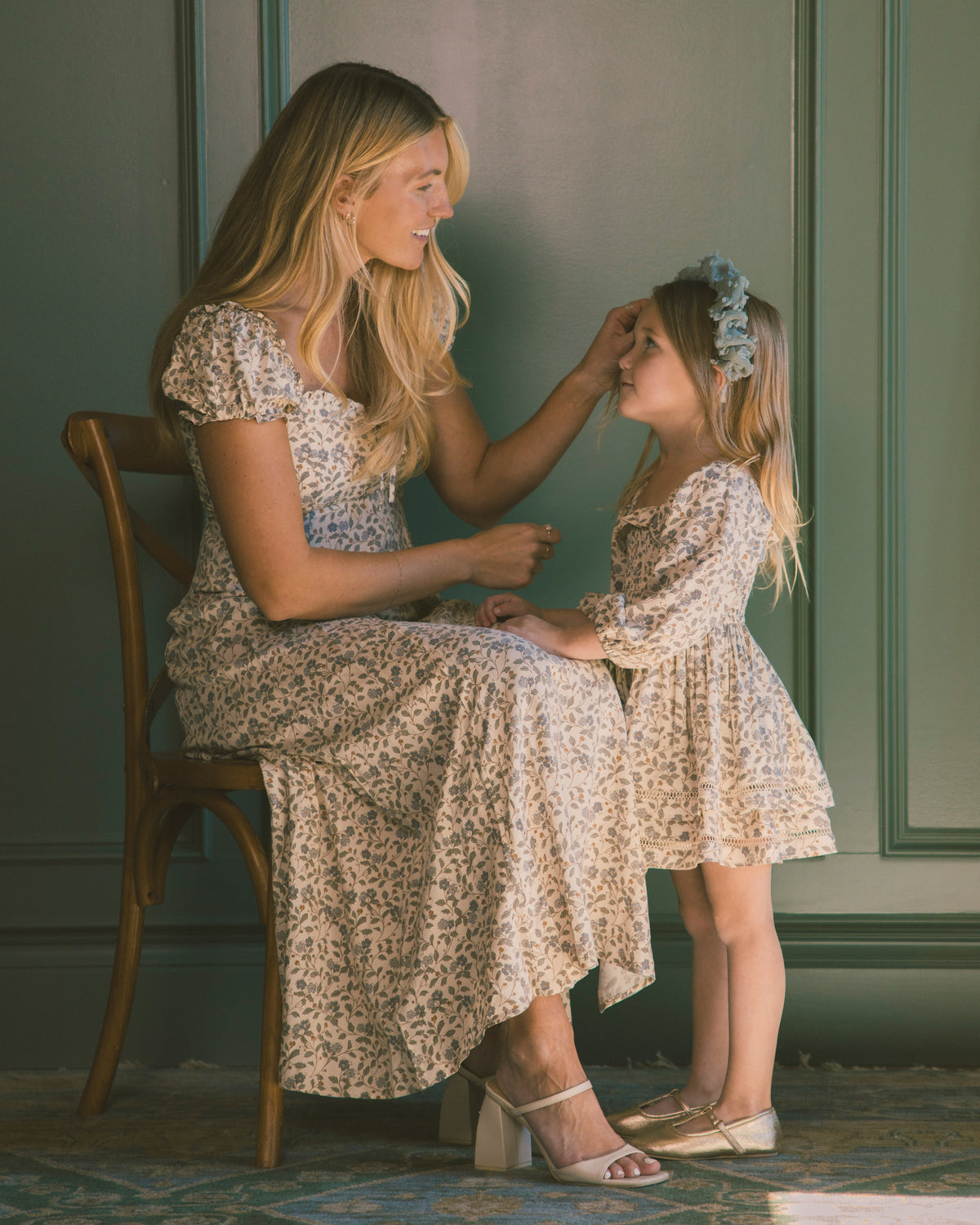 Blue Garden Elodie Dress