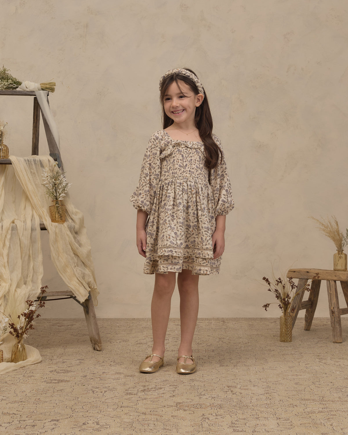 Blue Garden Elodie Dress
