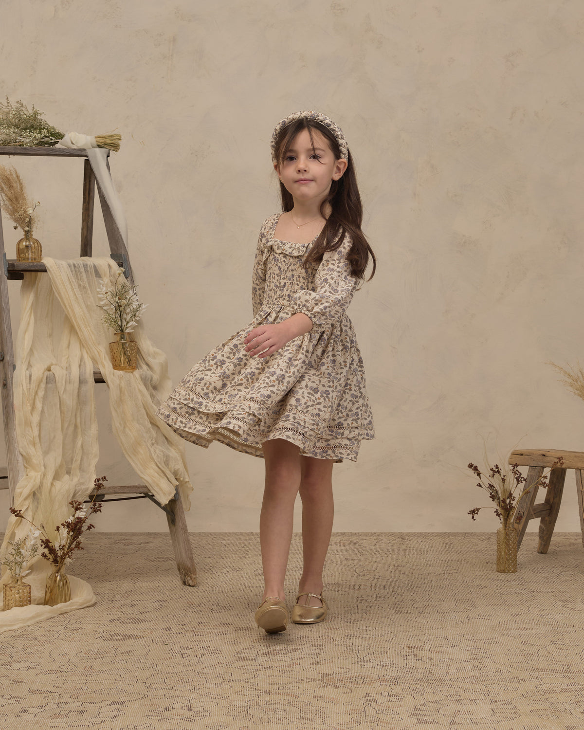 Blue Garden Elodie Dress
