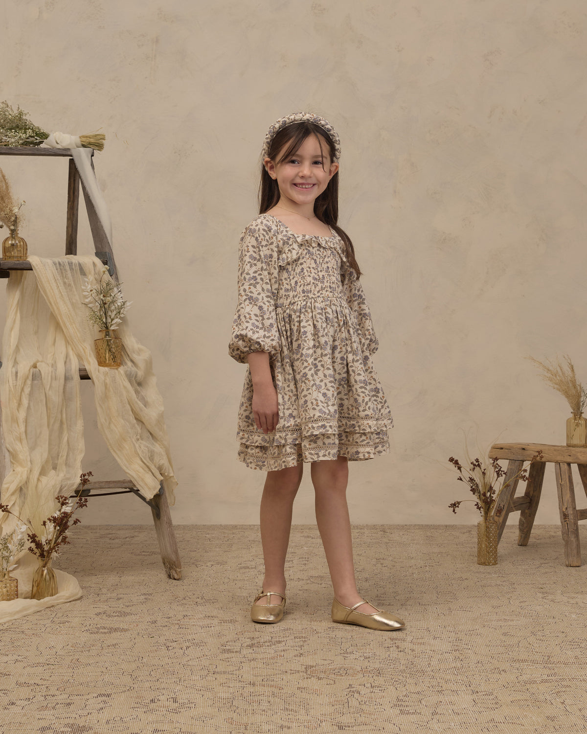 Blue Garden Elodie Dress