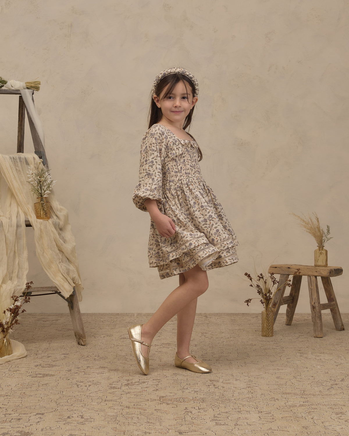 Blue Garden Elodie Dress