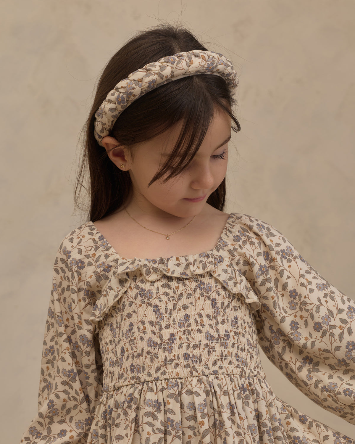 Blue Garden Braided Headband