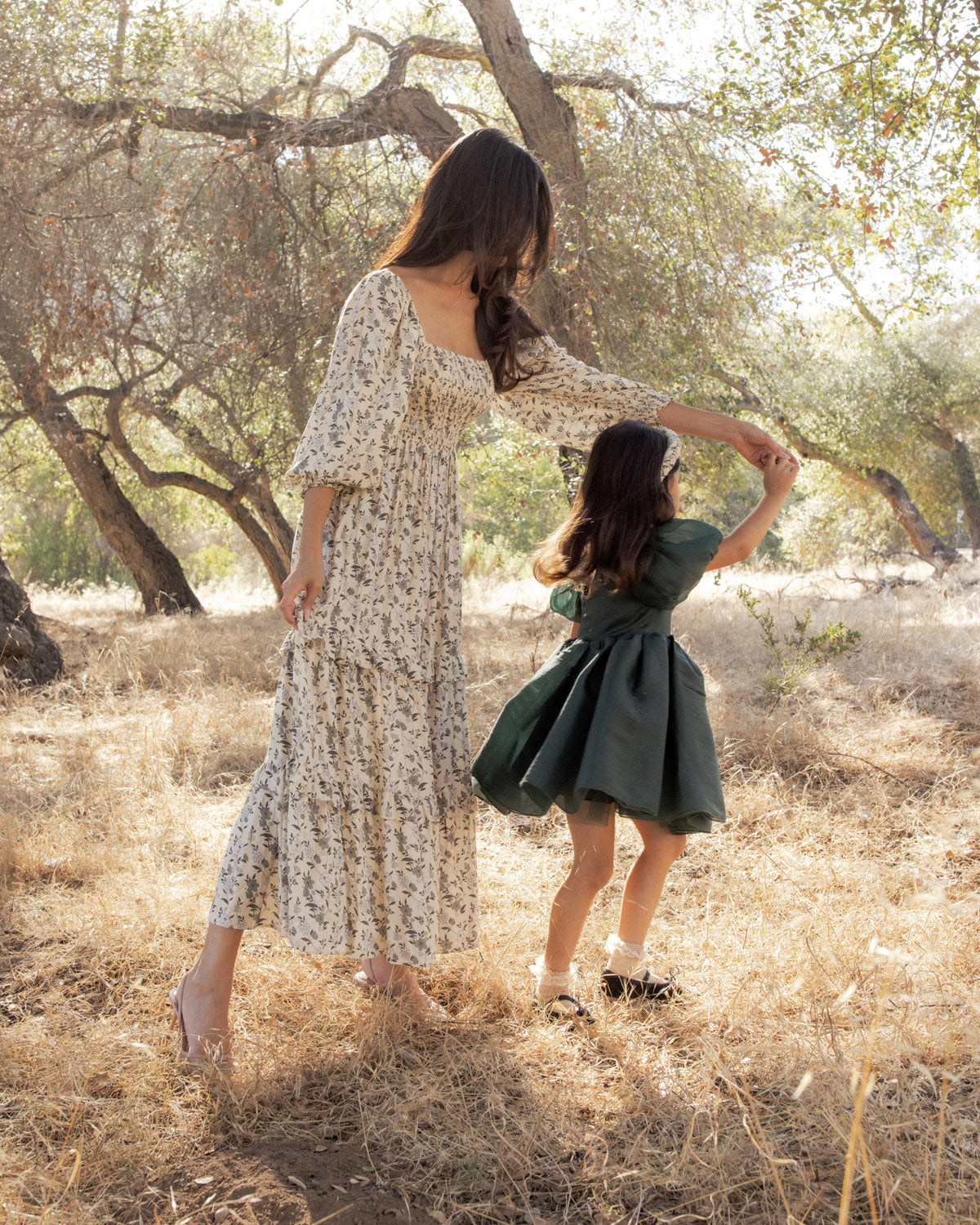 Green Shimmer Sofia Dress