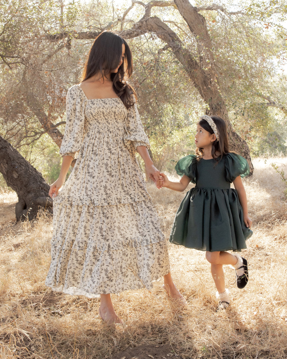 Green Shimmer Sofia Dress