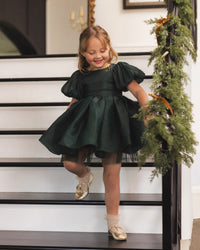 Green Shimmer Sofia Dress