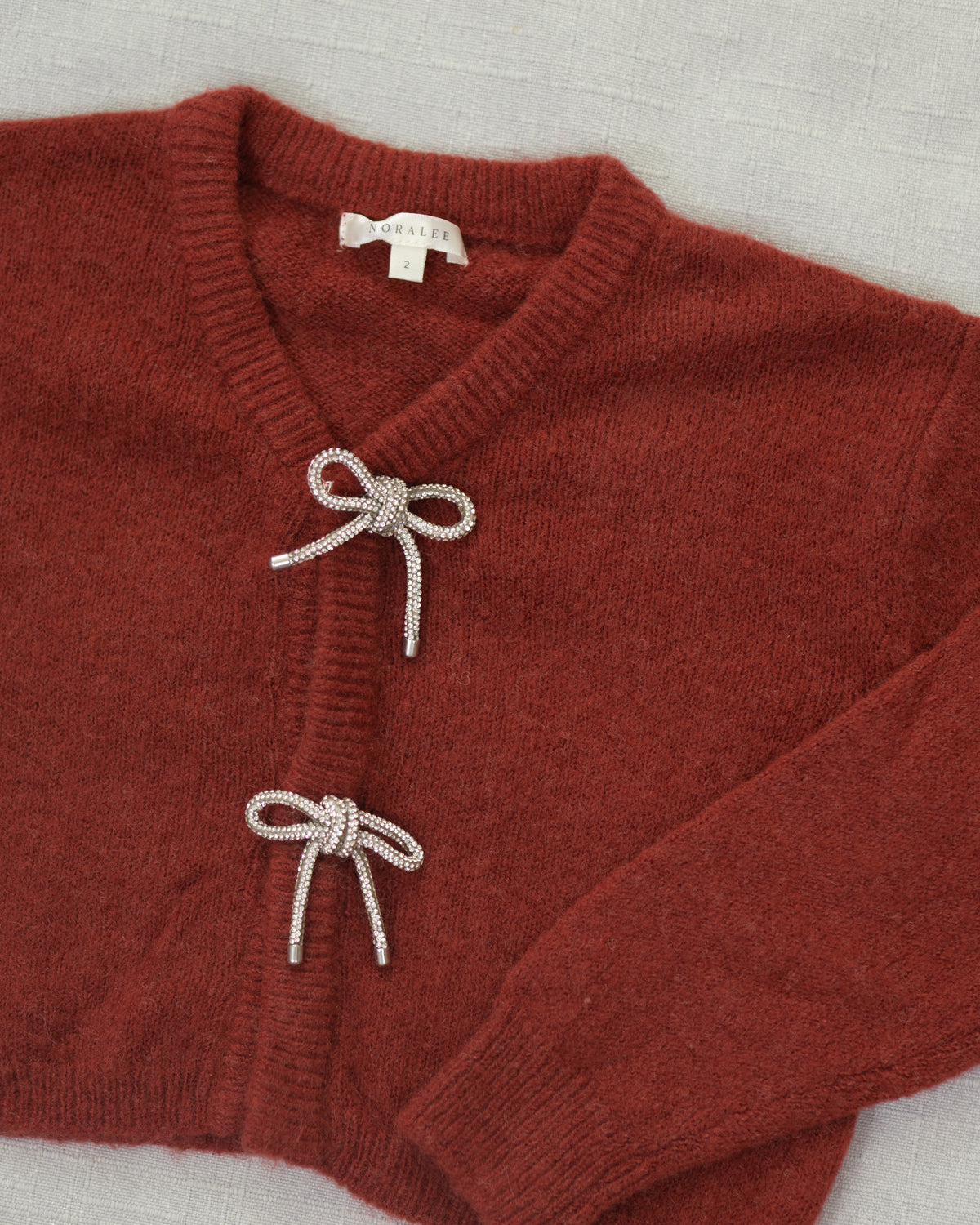 Ruby Bow Cardigan