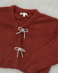 Ruby Bow Cardigan