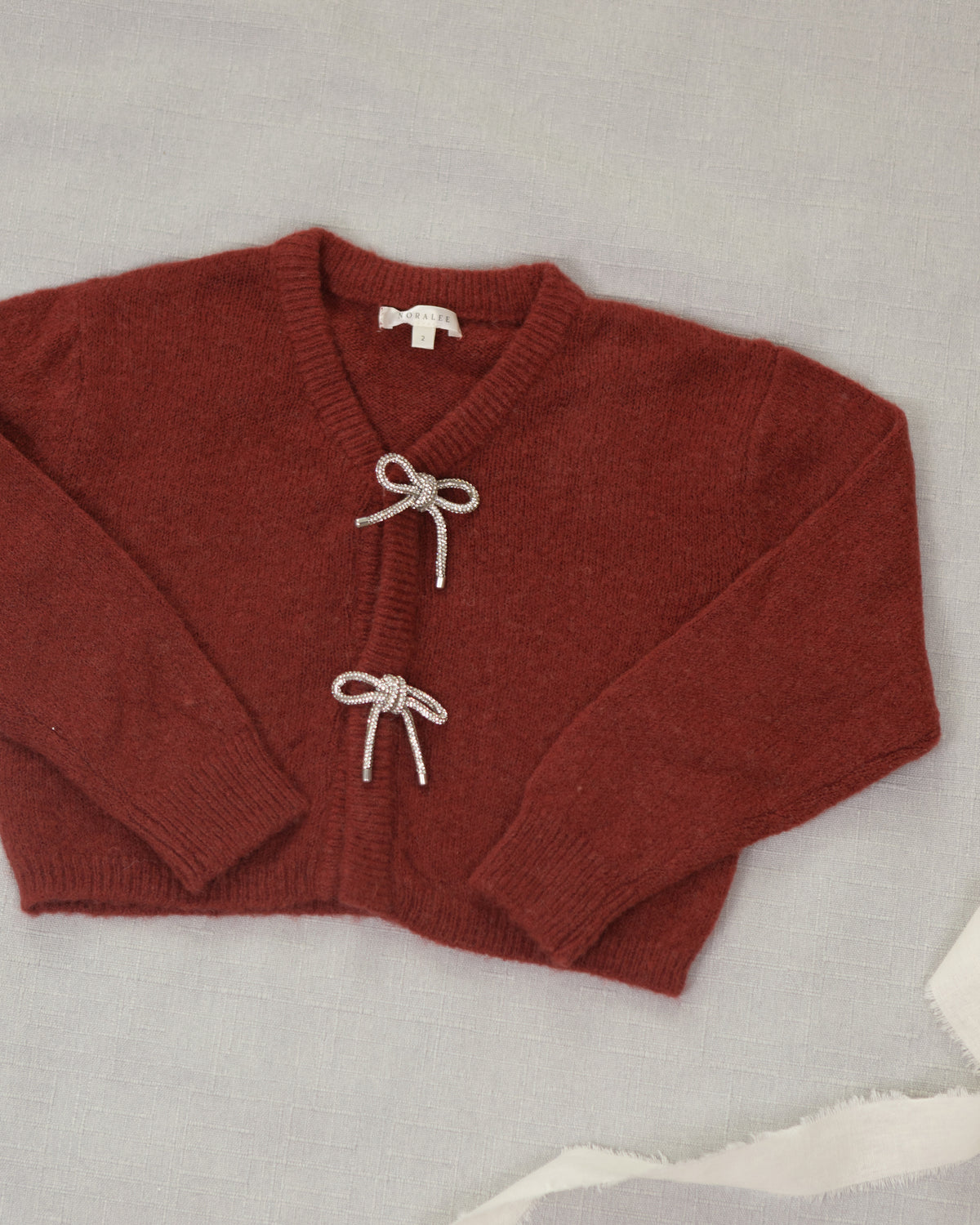 Ruby Bow Cardigan