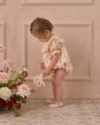 Red Floral Eva Romper