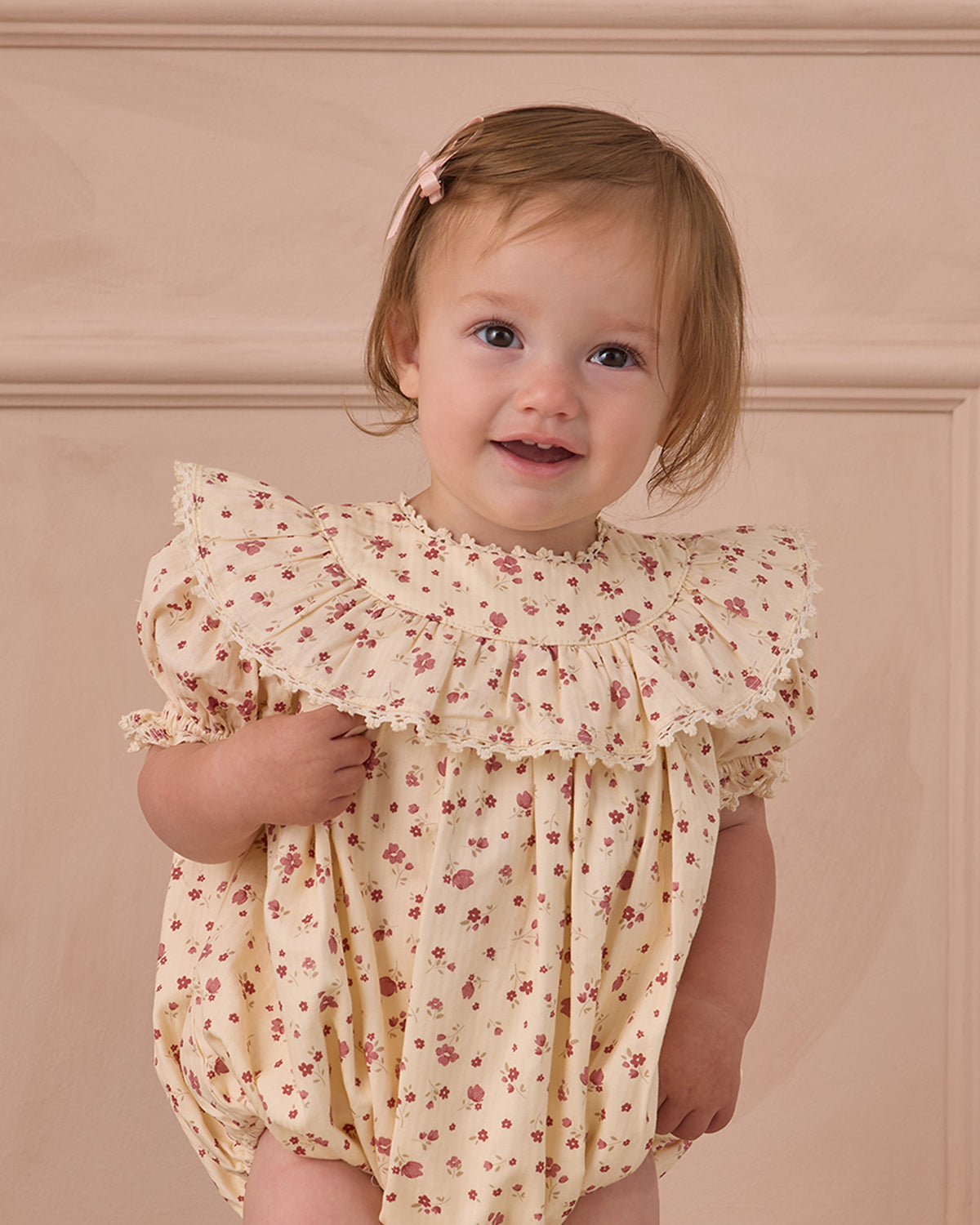 Red Floral Eva Romper