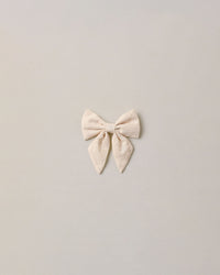 Embroidered Floral Norah Bow