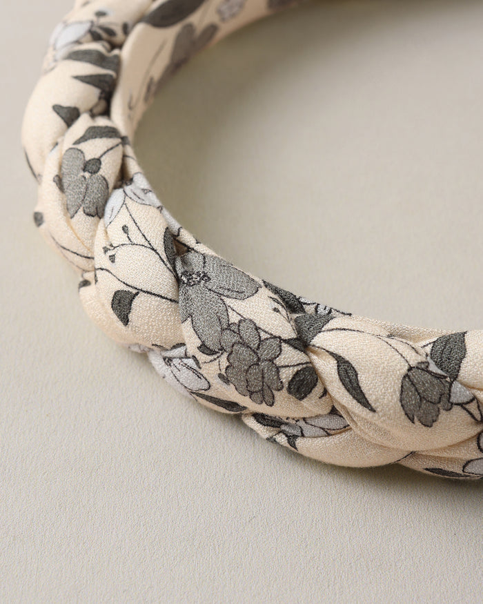 Blue Garden Braided Headband