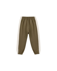 Olive Paneled Sweatpant