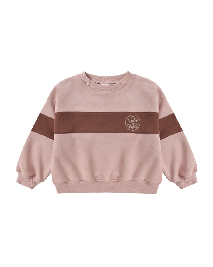 Rosewood Panel Stripe Sweatshirt