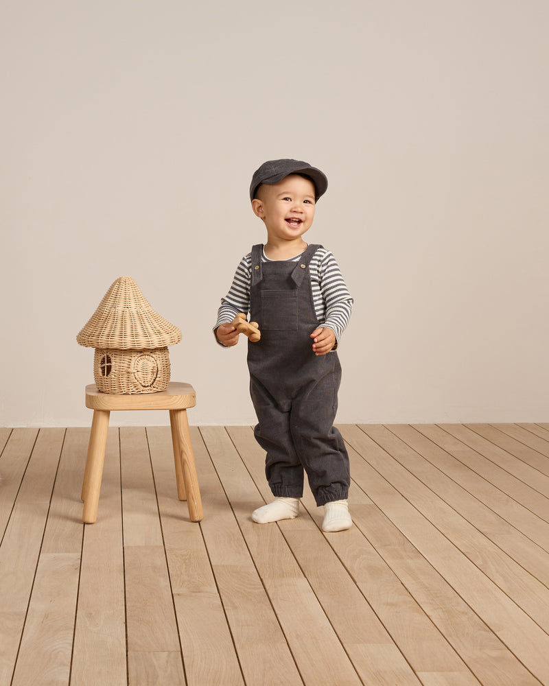 Indigo Corduroy Overalls