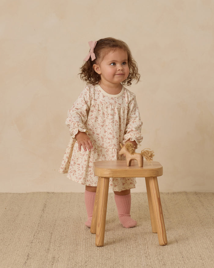French Garden Tiered Jersey Dress