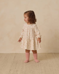 French Garden Tiered Jersey Dress
