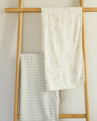 Fern Stripe Swaddle