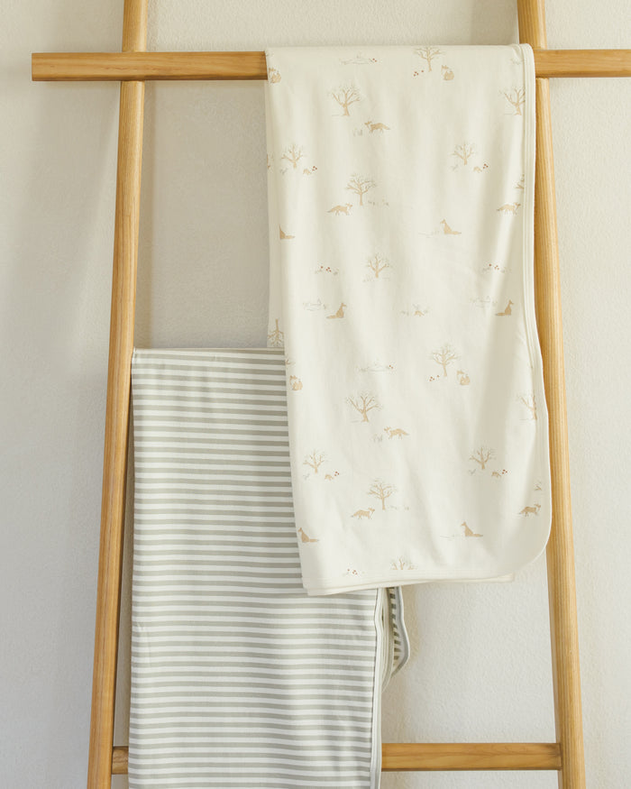 Fern Stripe Swaddle