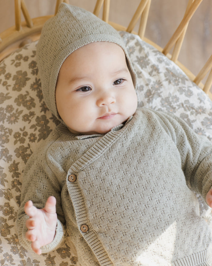 Fern Knit Wrap Top + Pant Set