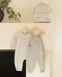 Blue Gingham Woven Jumpsuit